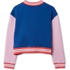 image:imageLands End Girls Varsity Bomber JacketRainbowMidnight BlueLavender