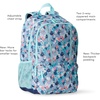 image:imageLands End Kids Backpack Black Techpack LargeLight Blue Floral