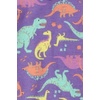 image:imageLands End Kids Pattern Snug Fit Pajama SetBright Purple Dinos