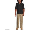 image:imageLands End Kids School Uniform Polo  100 Cotton Comfort that Lasts All Year EasyCare Short SleeveBlack
