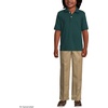 image:imageLands End Kids School Uniform Polo  100 Cotton Comfort that Lasts All Year EasyCare Short SleeveEvergreen