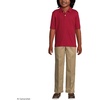 image:imageLands End Kids School Uniform Polo  100 Cotton Comfort that Lasts All Year EasyCare Short SleeveGarnet