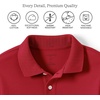 image:imageLands End Kids School Uniform Polo  100 Cotton Comfort that Lasts All Year EasyCare Short SleeveRed
