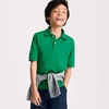 image:imageLands End Kids School Uniform Polo  100 Cotton Comfort that Lasts All Year EasyCare Short SleeveVibrant Clover