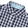 image:imageLands End Kids Short Sleeve Poplin Camp ShirtNavy Gingham