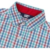 image:imageLands End Kids Short Sleeve Poplin Camp ShirtRedWhiteBlue Plaid