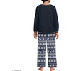 image:imageLands End Kids Soft Jersey Pocket Sleep Top  UltraSoft Cotton Blend TagFree Cozy Fit Fun for Bedtime ComfortClassic Navy Fairisle