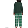 image:imageLands End Kids Soft Jersey Pocket Sleep Top  UltraSoft Cotton Blend TagFree Cozy Fit Fun for Bedtime ComfortEmerald Plaid
