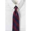 image:imageLands End Kids Stripe To Be Tied TieClassic NavyDark Crimson