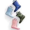image:imageLands End Kids Waterproof Rain BootsPink Rainbows