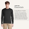 image:imageLands End Mens Long Sleeve Uniform TShirtBlack