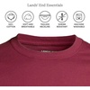 image:imageLands End Mens Long Sleeve Uniform TShirtBurgundy