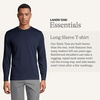 image:imageLands End Mens Long Sleeve Uniform TShirtClassic Navy