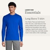 image:imageLands End Mens Long Sleeve Uniform TShirtCobalt