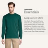 image:imageLands End Mens Long Sleeve Uniform TShirtEvergreen