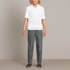 image:imageLands End School Uniform Big Kids Short Sleeve Banded Bottom Polo ShirtWhite