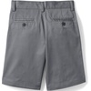 image:imageLands End School Uniform Boys Plain Front Blend Chino ShortsArctic Gray