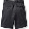 image:imageLands End School Uniform Boys Plain Front Blend Chino ShortsBlack