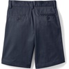 image:imageLands End School Uniform Boys Plain Front Blend Chino ShortsClassic Navy