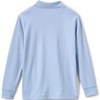 image:imageLands End School Uniform Girls Long Sleeve Feminine Fit Interlock Polo ShirtBlue