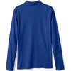 image:imageLands End School Uniform Girls Long Sleeve Feminine Fit Interlock Polo ShirtCobalt