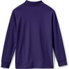 image:imageLands End School Uniform Girls Long Sleeve Feminine Fit Interlock Polo ShirtDeep Purple
