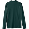 image:imageLands End School Uniform Girls Long Sleeve Feminine Fit Interlock Polo ShirtEvergreen