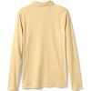 image:imageLands End School Uniform Girls Long Sleeve Feminine Fit Interlock Polo ShirtMaize