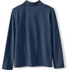 image:imageLands End School Uniform Girls Long Sleeve Feminine Fit Rapid Dry Polo ShirtClassic Navy