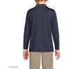 image:imageLands End School Uniform Girls Long Sleeve Feminine Fit Rapid Dry Polo ShirtClassic Navy