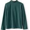 image:imageLands End School Uniform Girls Long Sleeve Feminine Fit Rapid Dry Polo ShirtEvergreen