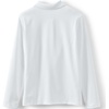 image:imageLands End School Uniform Girls Long Sleeve Feminine Fit Rapid Dry Polo ShirtWhite