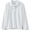 image:imageLands End School Uniform Girls Long Sleeve Feminine Fit Rapid Dry Polo ShirtWhite