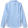 image:imageLands End School Uniform Girls No Gape Long Sleeve Stretch ShirtLight Sea Blue