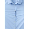 image:imageLands End School Uniform Girls No Gape Long Sleeve Stretch ShirtLight Sea Blue