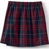 image:imageLands End School Uniform Girls Plaid A Line Tab Skort Top of KneeClassic Navy Large Plaid