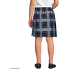 image:imageLands End School Uniform Girls Plaid A Line Tab Skort Top of KneeClassic Navy Plaid