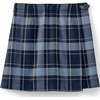 image:imageLands End School Uniform Girls Plaid A Line Tab Skort Top of KneeClassic Navy Plaid