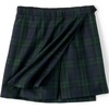 image:imageLands End School Uniform Girls Plaid A Line Tab Skort Top of KneeClassic NavyEvergreen Plaid
