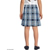 image:imageLands End School Uniform Girls Plaid A Line Tab Skort Top of KneeClear Blue Plaid