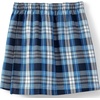 image:imageLands End School Uniform Girls Plaid A Line Tab Skort Top of KneeClear Blue Plaid