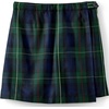 image:imageLands End School Uniform Girls Plaid A Line Tab Skort Top of KneeHunterClassic Navy Plaid