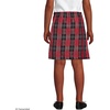 image:imageLands End School Uniform Girls Plaid A Line Tab Skort Top of KneeRedBlack Plaid