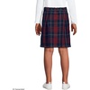 image:imageLands End School Uniform Girls Plaid Skort Top of KneeClassic Navy Large Plaid
