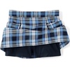image:imageLands End School Uniform Girls Plaid Skort Top of KneeClear Blue Plaid