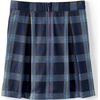 image:imageLands End School Uniform Girls Plaid Skort Top of KneeFrench Blue Plaid