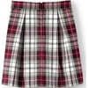 image:imageLands End School Uniform Girls Plaid Skort Top of KneeGarnetKhaki Plaid