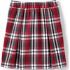 image:imageLands End School Uniform Girls Plaid Skort Top of KneeRedGraphite Plaid