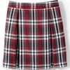 image:imageLands End School Uniform Girls Plaid Skort Top of KneeRedGraphite Plaid