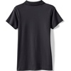 image:imageLands End School Uniform Girls Short Sleeve Feminine Fit Interlock Polo ShirtBlack